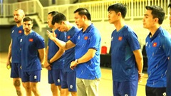 Phó chủ tịch VFF Trần Anh Tú động viên, giao nhiệm vụ cho ĐT futsal Việt Nam